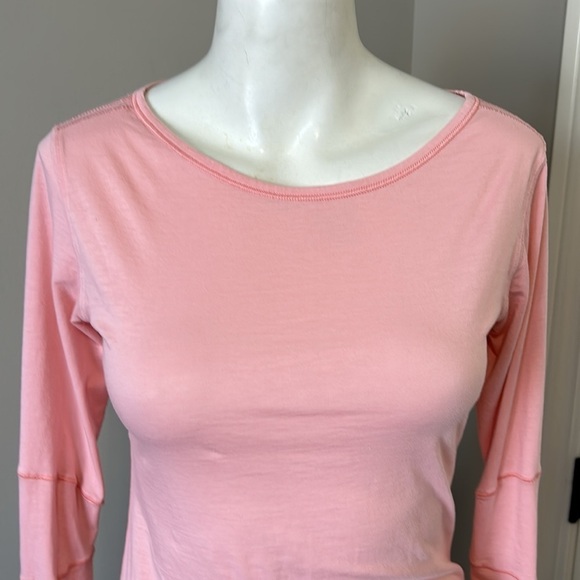 LULULEMON Swiftly Tech Long Sleeve Shirt Top Coral Sz 6 - Picture 2 of 10